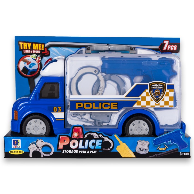 carrito de policia para niños